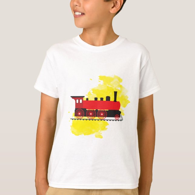 Red Steam Motor T-Shirt (Vorderseite)