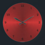 Red Stell Wall Clock Große Wanduhr<br><div class="desc">Red Stell Wall Clock</div>