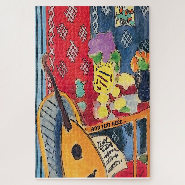 Red Still Life mit Lyr (Vertikal)