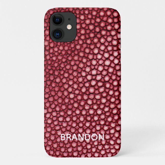 Red Stingray Case-Mate iPhone Hülle (Rückseite)
