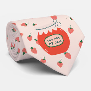 Red Strawberry Jam Krawatte