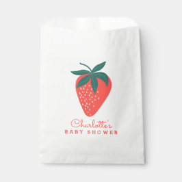 Red Strawberry Party oder Dusche Fevor Bag Geschenktütchen