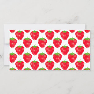 Red Strawberry Pattern.