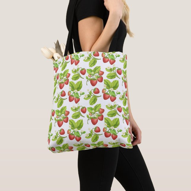Red Strawberry Pattern Tasche (Von Nahem)