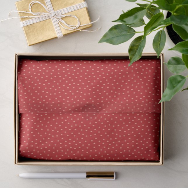 Red Strawberry Seed Tissue Paper Seidenpapier (Geschenk)
