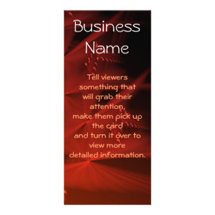 Red Stream Abstrakt Art Custom Werbekarte