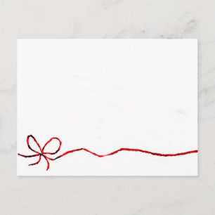 Red String of Fate 2024 Postkarte