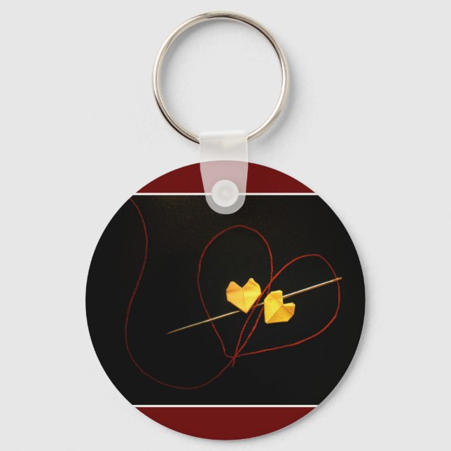 Red String of Fate Schlüsselanhänger (Vorderseite)