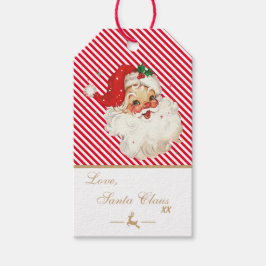 Red Strip Letter vom Santa Geschenkanhänger