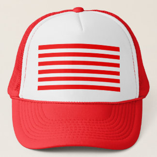 Red Striped Truckerkappe