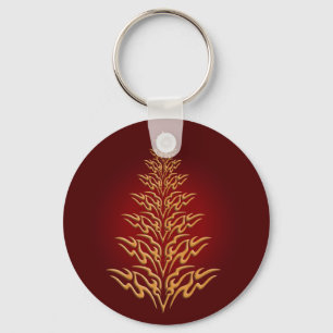Red Stylish Christmas Tree Key Chain Schlüsselanhänger