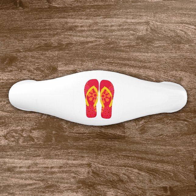 Red Summer Beach Flip Flops Door Knob Keramik Schubladengriff (Von Creator hochgeladen)