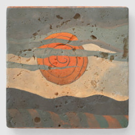 Red Sun | Arthur Dove | Steinuntersetzer