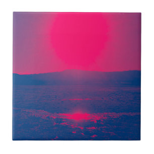 Red Sun Tile Fliese