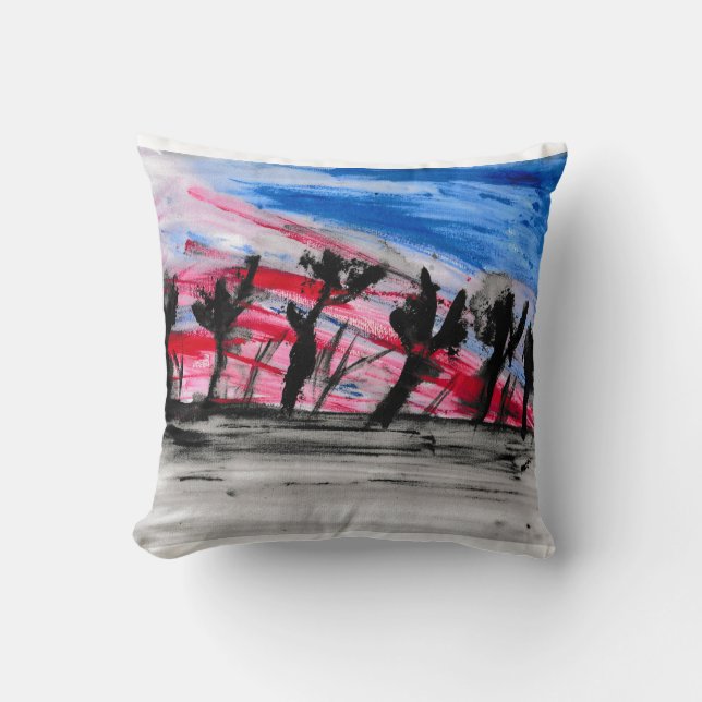 Red Sunset Kissen (Vorderseite)