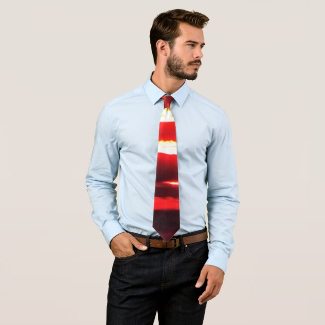 Red Sunset Neck Tie Krawatte (Beispiel)