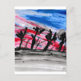 Red Sunset Postkarte