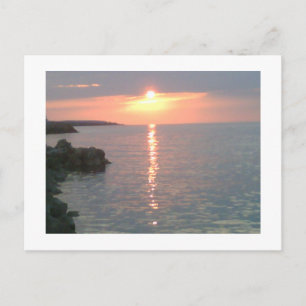 Red Sunset Postkarte