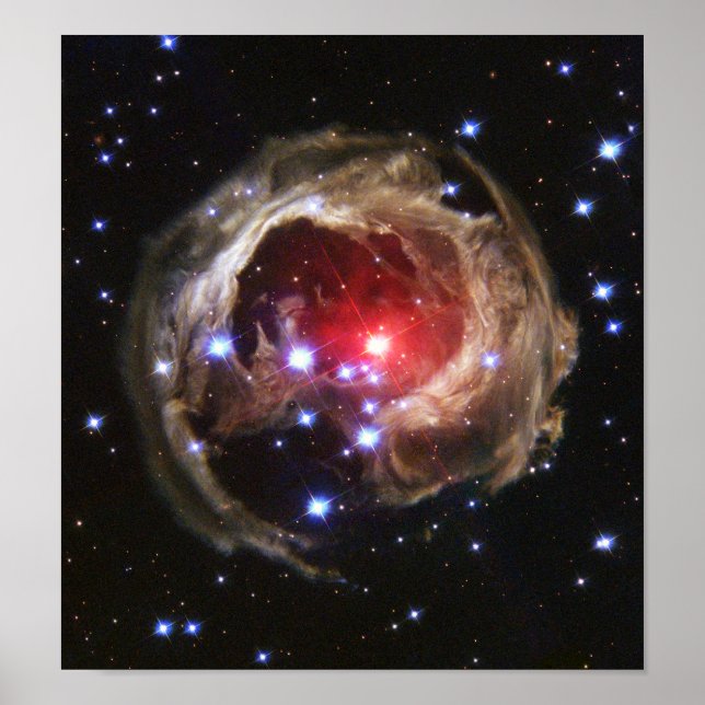 Red Supergiant Star V838 Monocerotis Poster (Vorne)