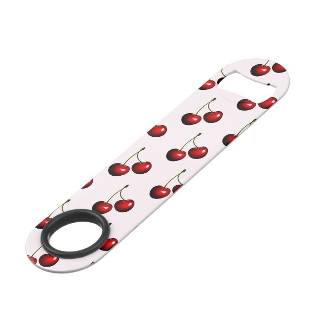 Red Sweet Cherries Bar Key (Rückseite Schrägansicht)