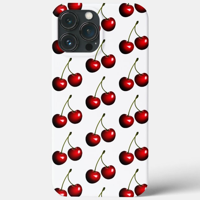 Red Sweet Cherry Case-Mate iPhone Hülle (Rückseite)
