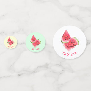 Red Sweet Juicy Watermelon Party Confetti Konfetti