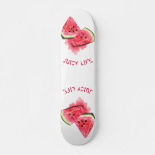 Red Sweet Juicy Watermelon Pieces - Frische Pasta Skateboard