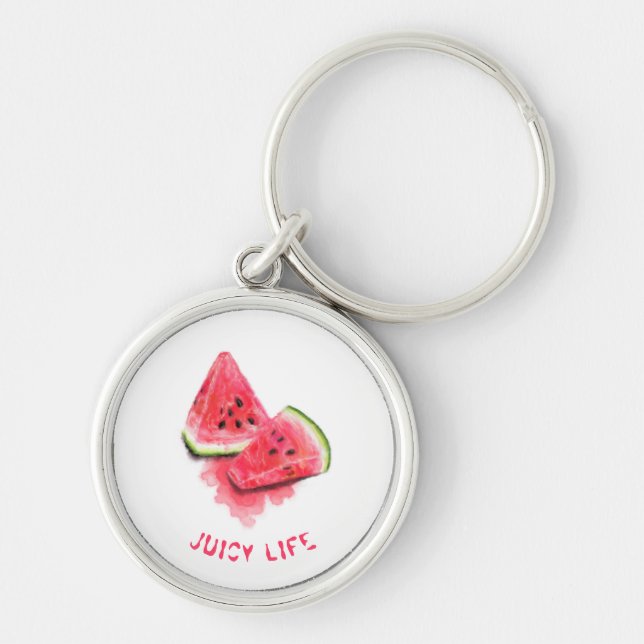 Red Sweet Juicy Watermelon Schlüsselanhänger Piece (Vorne)