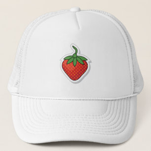 Red Sweet Strawberry Truckerkappe