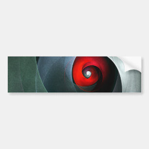 Red Swirl Artistic Modern Abstrakt Art Pattern #19 Autoaufkleber