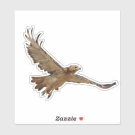 Red Tailing Hawk Aufkleber