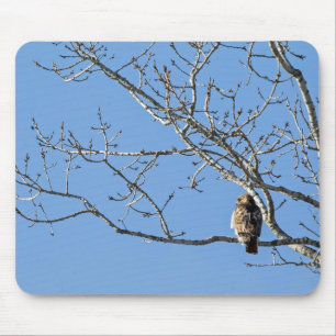 Red Tailing Hawk Mousepad