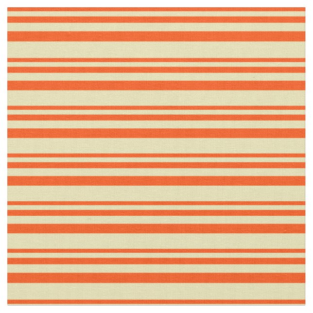 Red & Tan Muster Stoff (Nahaufnahme)