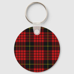 Red Tartan Schlüsselanhänger