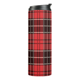 Red Tartan Thermosbecher