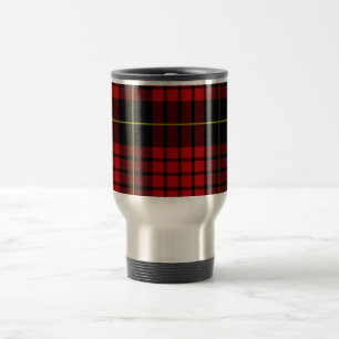Red Tartan Travel/Commutateur Mug