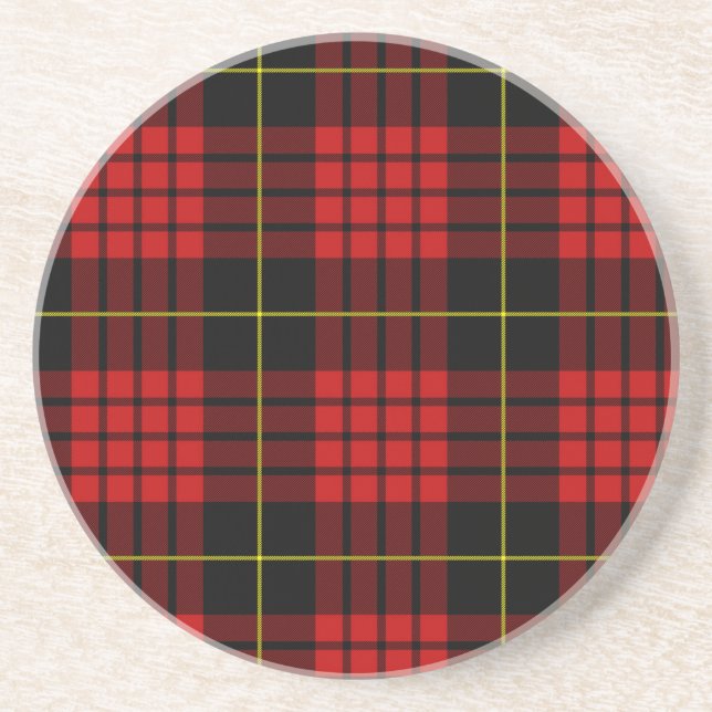 Red Tartan Untersetzer (Vorne)