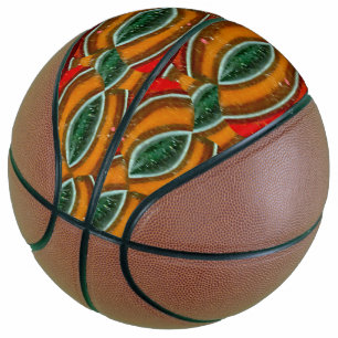Red Tawny Green Locks Basketball