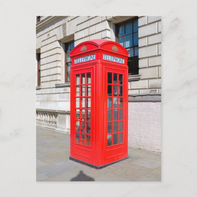 Red Telefone Box, Westminster London Postcard Postkarte (Vorderseite)
