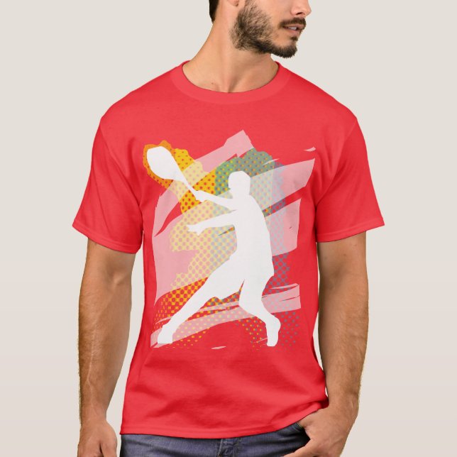 Red Tennis T Shirt (Vorderseite)