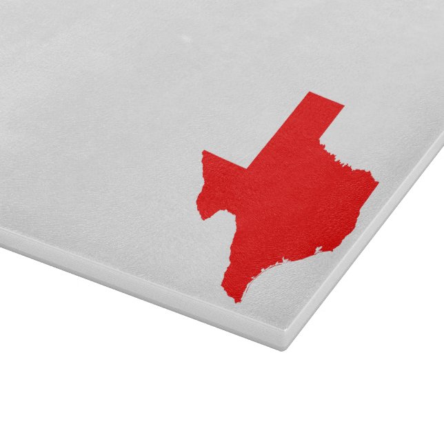 Red Texas Schneidebrett (Ecke)