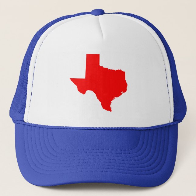 Red Texas Truckerkappe (Vorderseite)