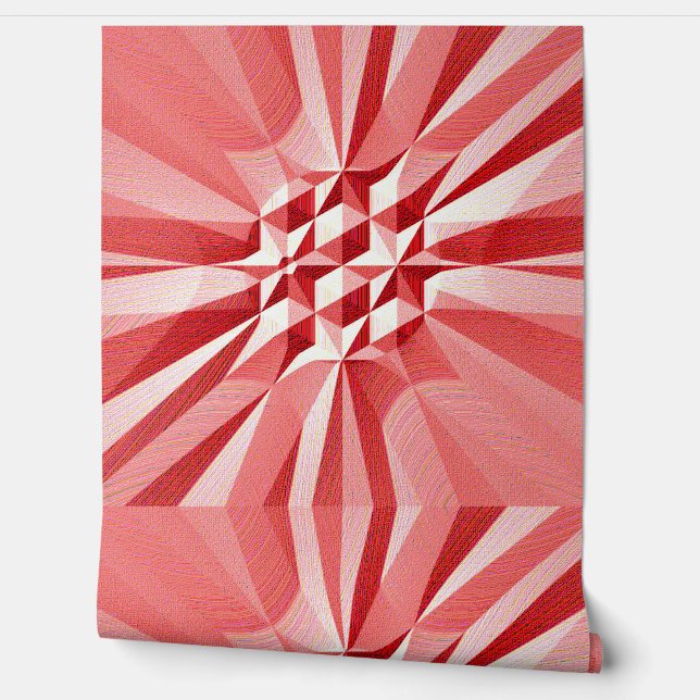 Red textured classic "Ratti_Creative_Arts" Wallpa Tapete (Abrollen)