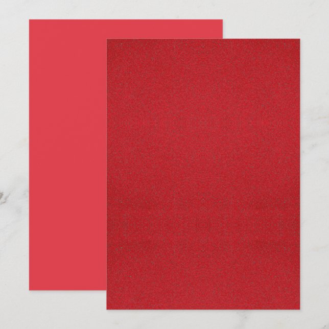 Red Textured Danke Card - Bulk Custom (Vorne/Hinten)