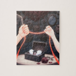 Red Thread of Fate Gothic Fantasy Mystery Jigsaw