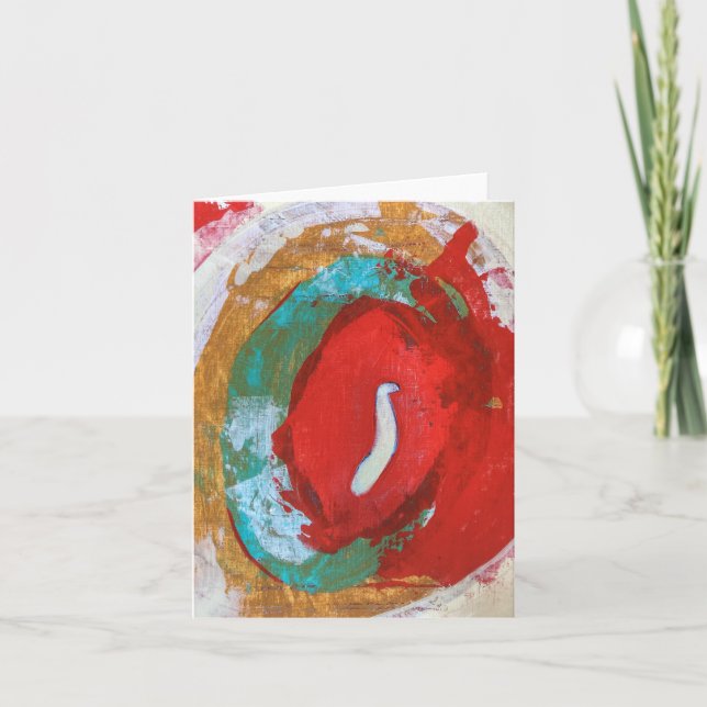 Red Tide Blank Notecard Karte (Vorderseite)