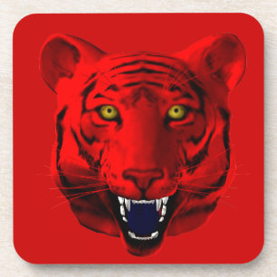 Red Tiger Getränkeuntersetzer