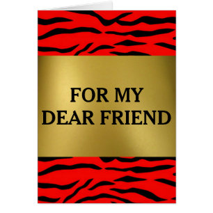 Red Tiger Pattern