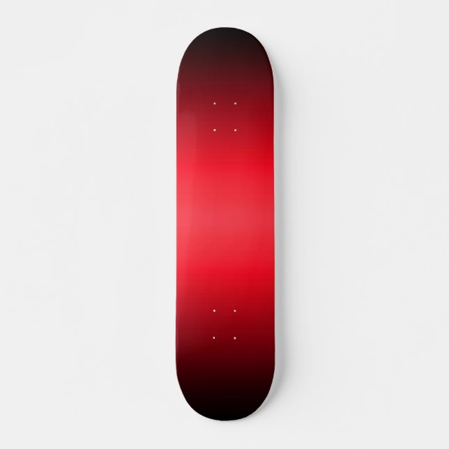 Red to Black Gradient Skateboard (Vorne)