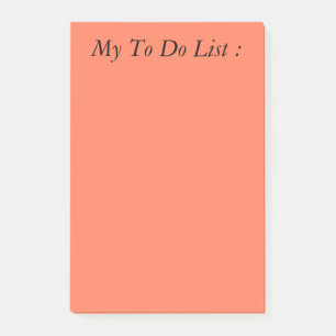 Red To Do List Postit Post-it Klebezettel